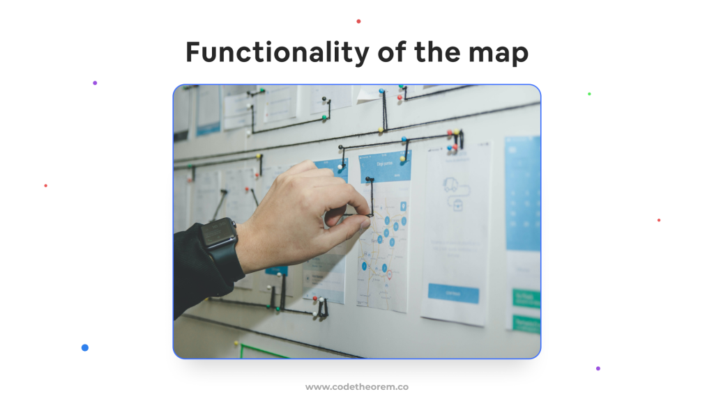 Functionality of the map in UX