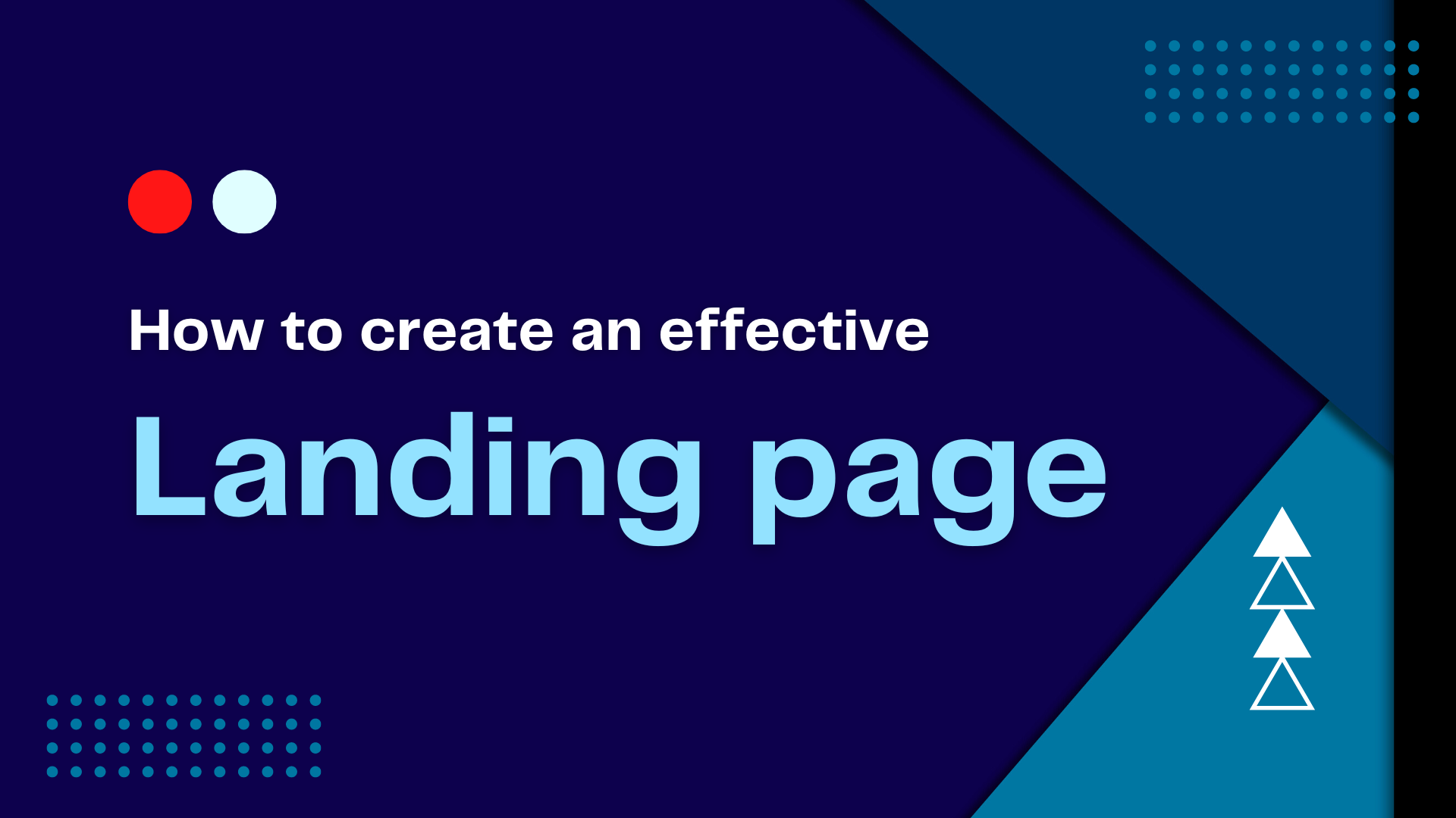how to create landing page