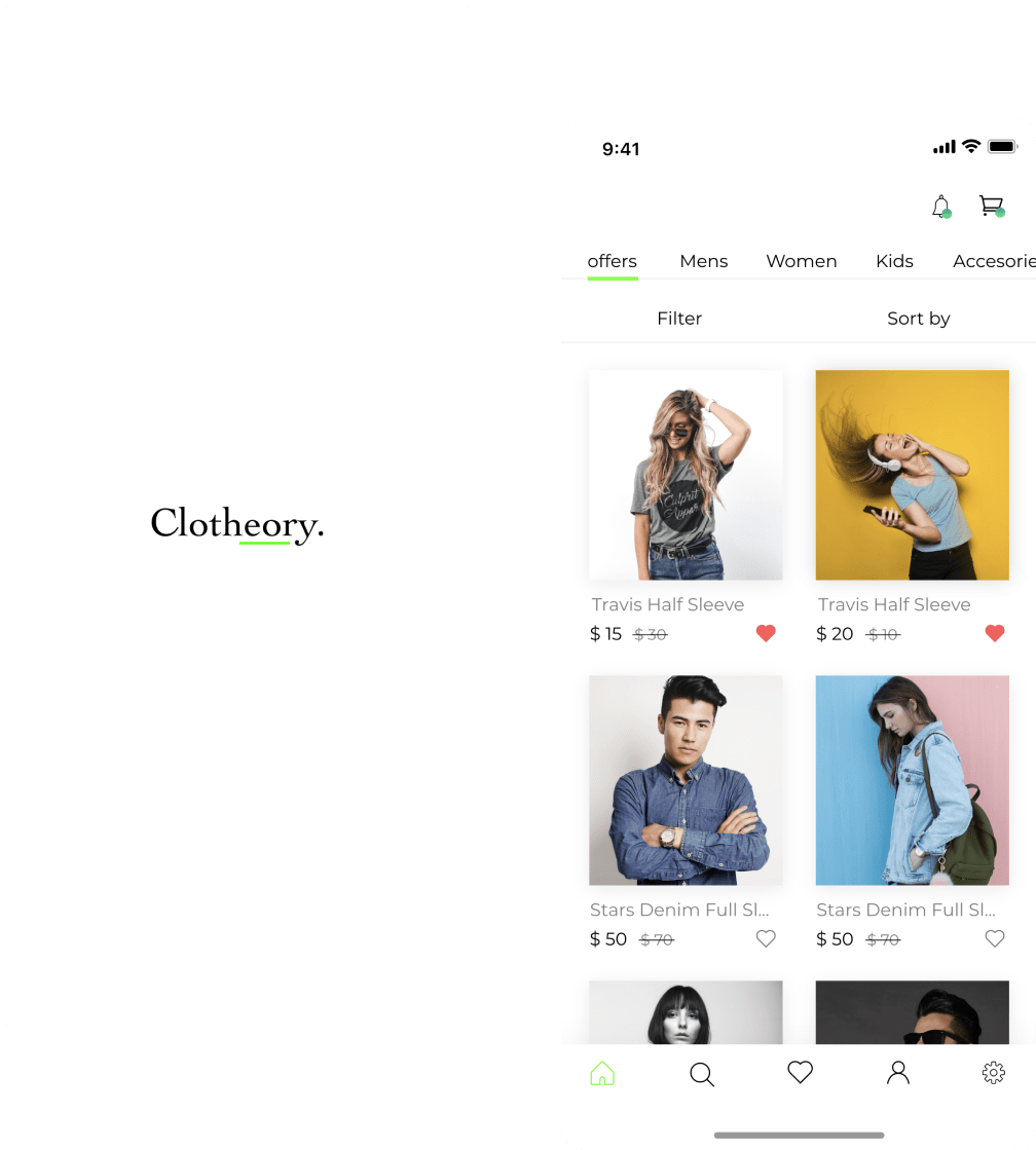 Clotheory App Image