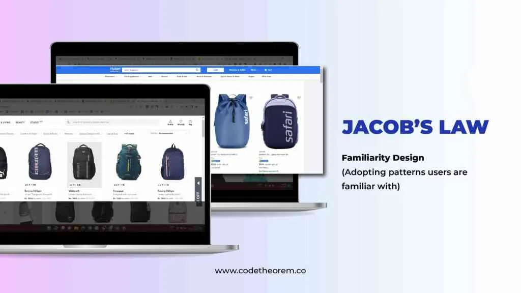 Laws of UX: 6 Essential UX Laws With Practical Examples 3 Jacob's Law