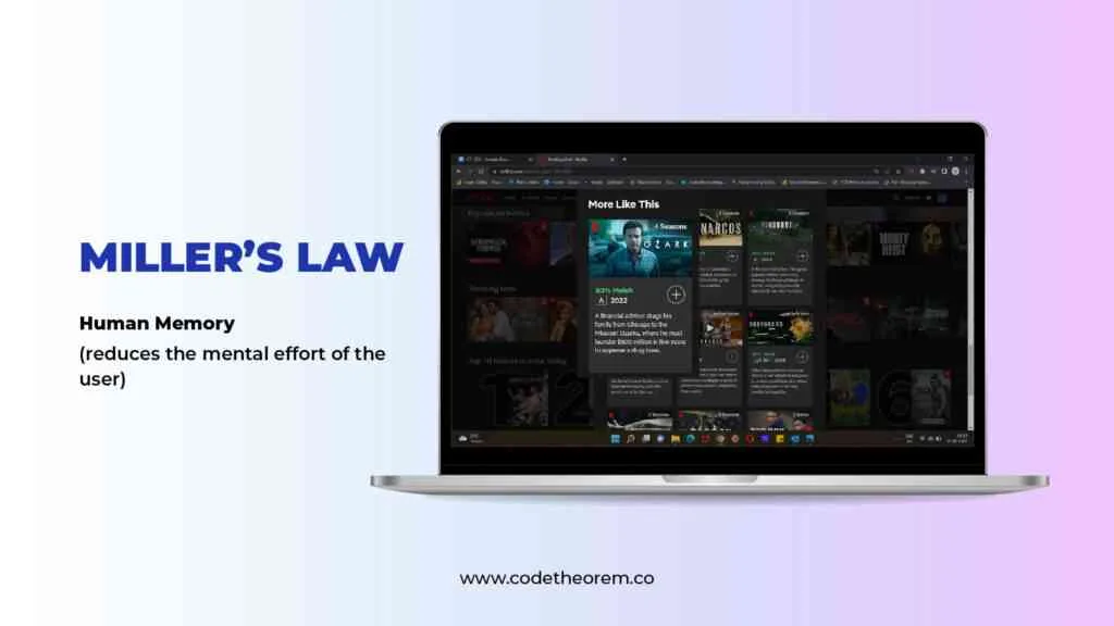 Laws of UX: 6 Essential UX Laws With Practical Examples 4 Miller's Law