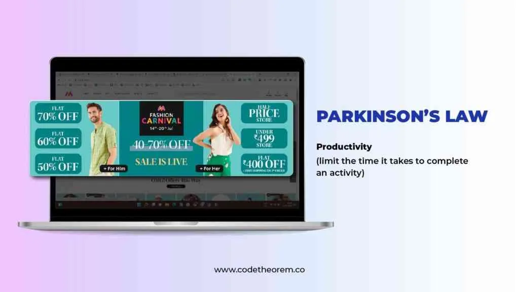 Laws of UX: 6 Essential UX Laws With Practical Examples 5 Law of UX-Parkinson's law