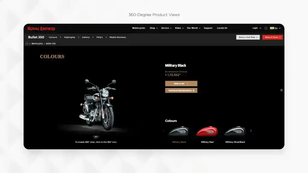 Top Ecommerce Design Trends for 2026 1 360-Degree Product Views