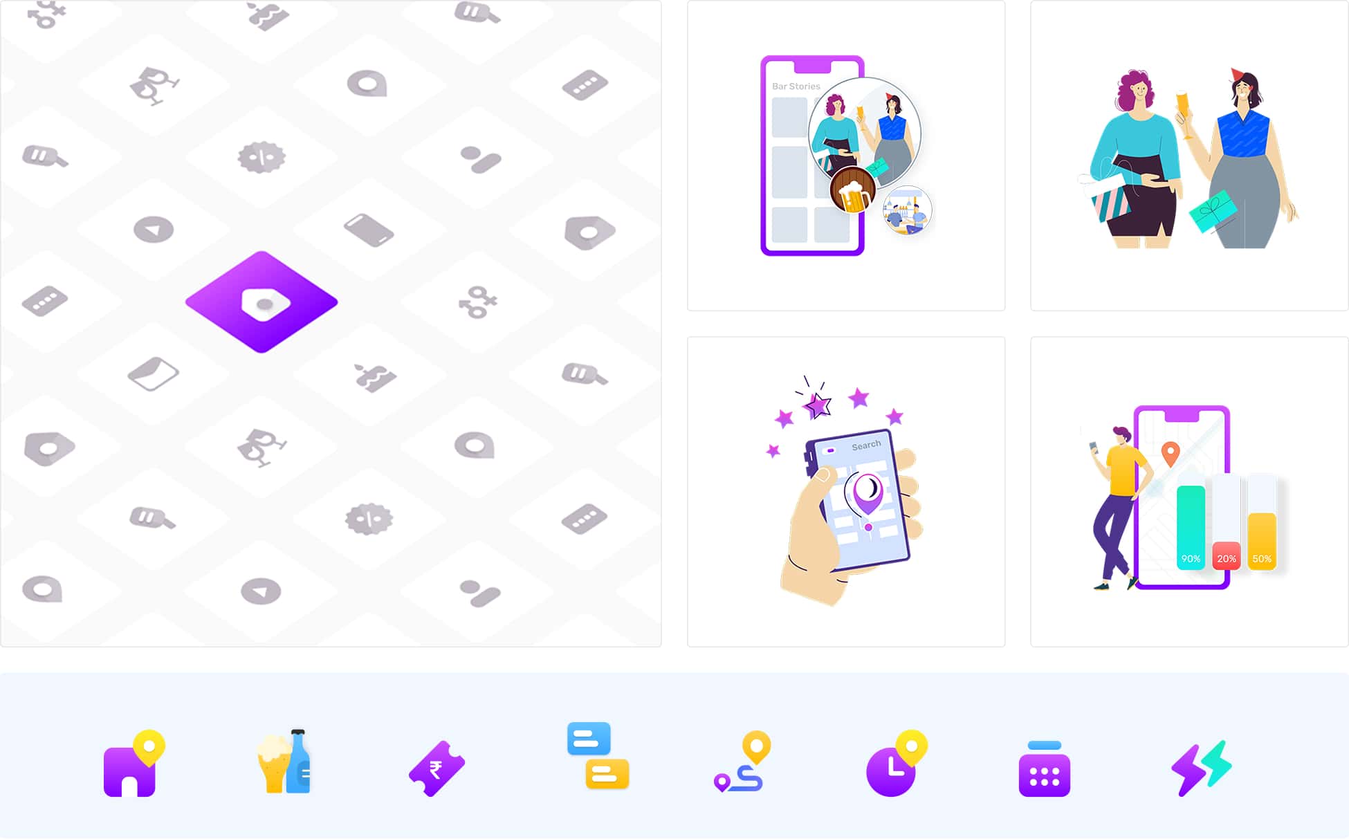 Happening Illustrations