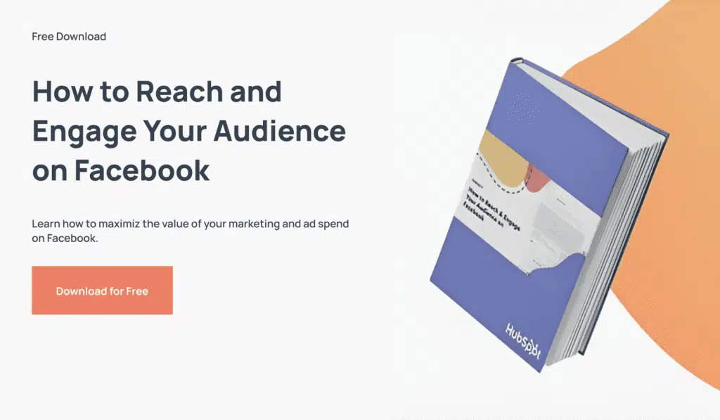 Hubspot landing page