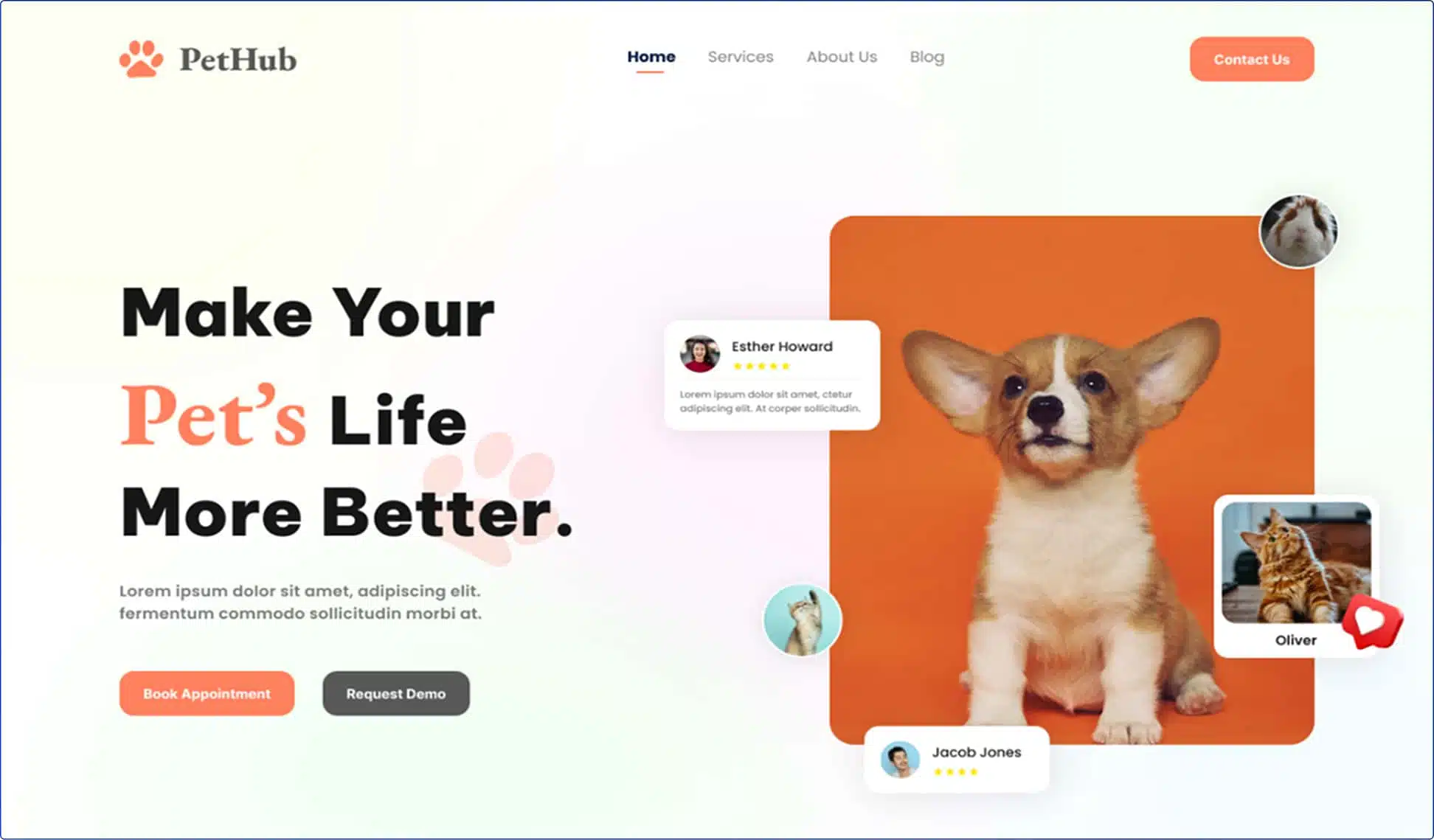 Pet hub man