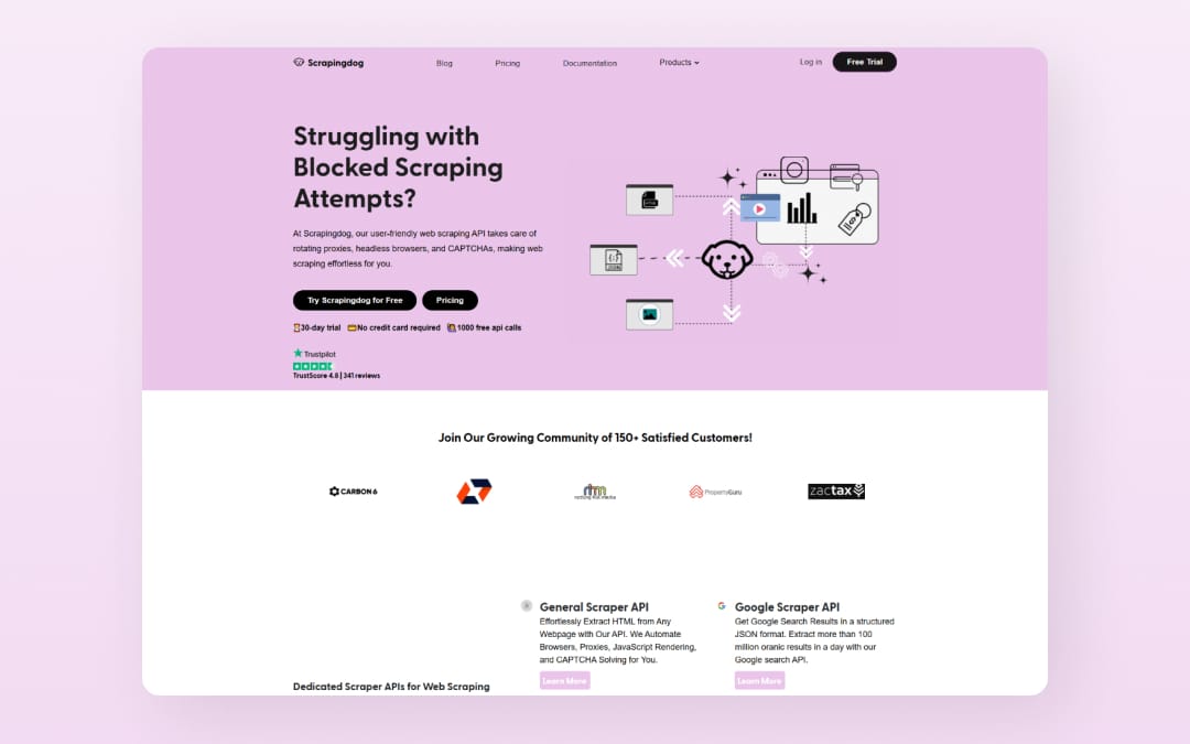 Scraping Dog 15 compare slide one