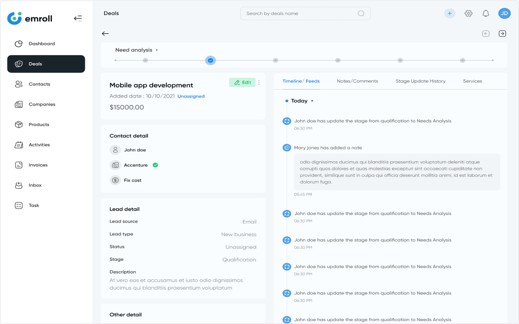 Emroll-CRM 35 emroll crm case study 10