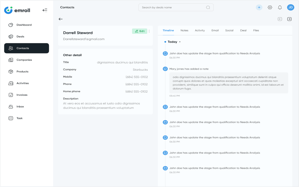Emroll-CRM 36 emroll crm case study 11
