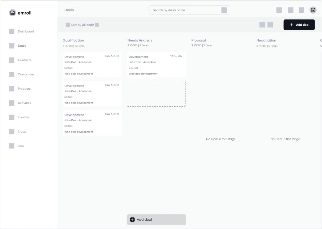 emroll crm case study 3
