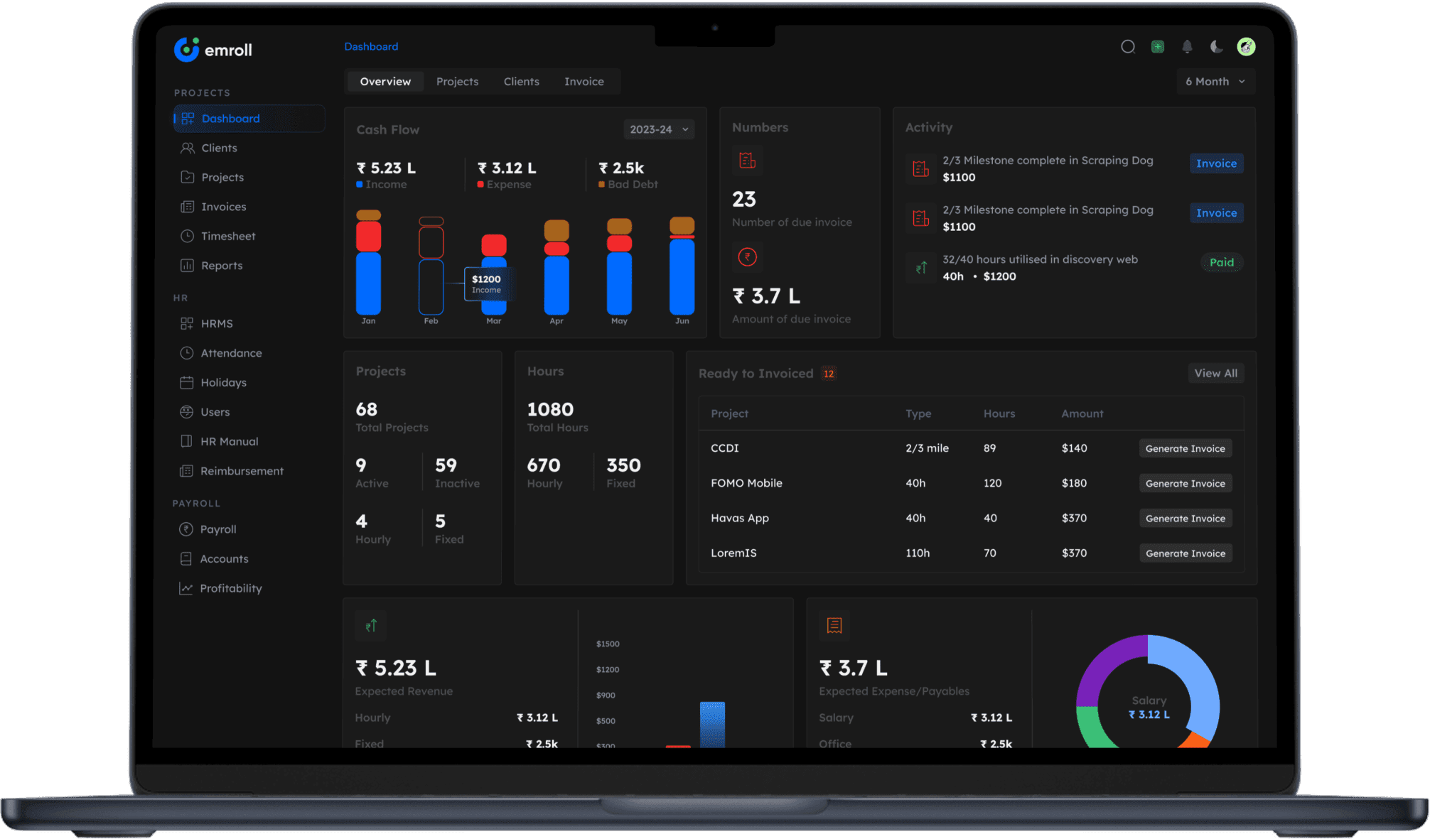 new emroll hrms banner